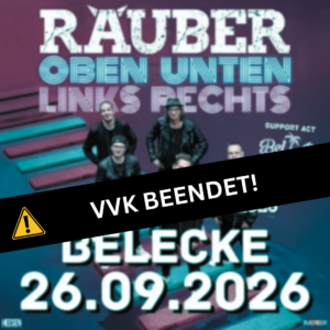 Ticket Räuber-Konzert - Oben Unten Links Rechts